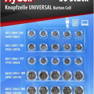 Lot de piles pour montres