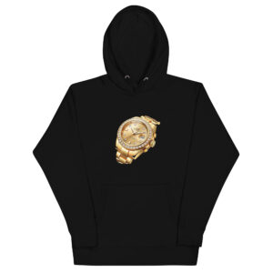 Hoodie gold watch